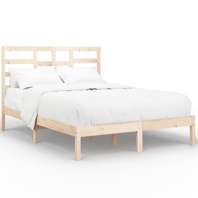 Bedframe massief hout 140x190 cm - thumbnail