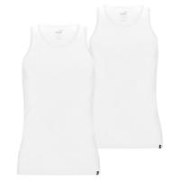 Puma Basis Tank Top Heren White M - thumbnail