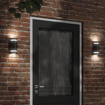 Buitenwandlamp gegoten aluminium zwart Buitenwandlamp gegoten aluminium zwart