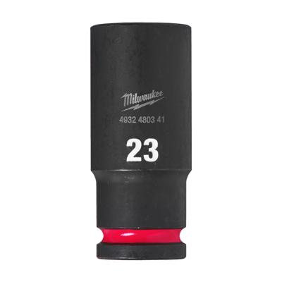 Milwaukee Accessoires SHOCKWAVE Krachtdop 1/2" lang 23 mm | 1 stuk - 4932480341