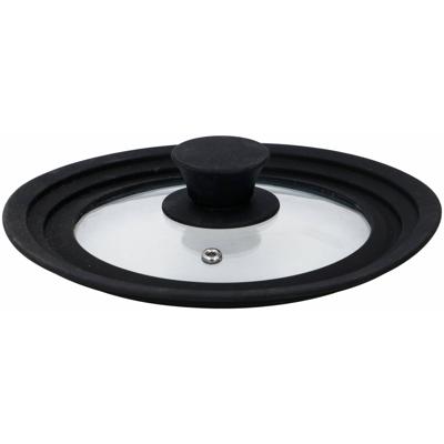 Alpina Glazen Deksel met Siliconen Rand 16/18/20 cm