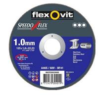 Flexovit doorslijpschijf - SP A46/60V-INOX - 115 x 1 x 22 mm - BF41 - thumbnail