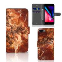 Apple iPhone 7 Plus | 8 Plus | Bookcase | Marmer Bruin - thumbnail