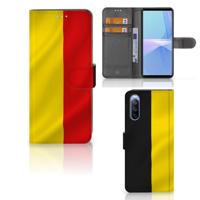 Sony Xperia 10 III | Bookstyle Case | Belgische Vlag - thumbnail