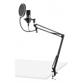 Vonyx CMS300B studio USB-microfoon & tafelarm zwart Vonyx CMS300B studio USB-microfoon & tafelarm zwart