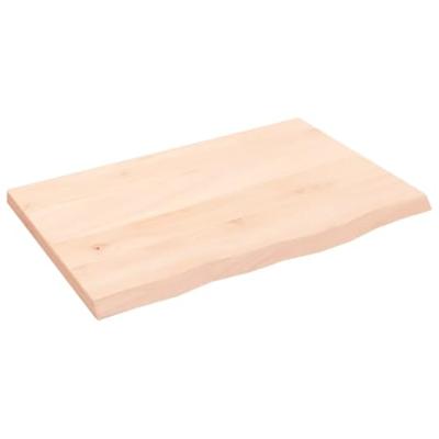 VidaXL Wastafelblad 60x40x2 cm onbehandeld massief hout VidaXL Wastafelblad 60x40x2 cm onbehandeld massief hout