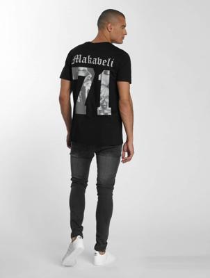 Mister Tee / t-shirt Tupac Makaveli in zwart