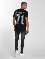 Mister Tee / t-shirt Tupac Makaveli in zwart - thumbnail