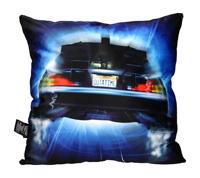 Back To The Future Pillow Delorean Roads 45 cm - thumbnail