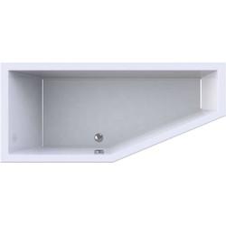Wavedesign Ligbad Dore 170X75X48 cm Wit - 170x75x48 cm Links