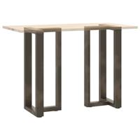 Bartafelpoten 2 st T-vormig 40x35x(90-91) cm staal naturel - thumbnail