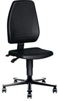 Promat/Tecwerk Werkdraaistoel | wielen | integraalschuim zwart | 440-620 mm - 9000425201 - thumbnail