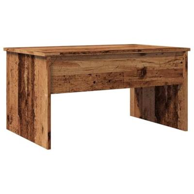 Salontafel 80x50,5x41,5 cm bewerkt hout oud houtkleurig
