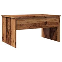 Salontafel 80x50,5x41,5 cm bewerkt hout oud houtkleurig - thumbnail