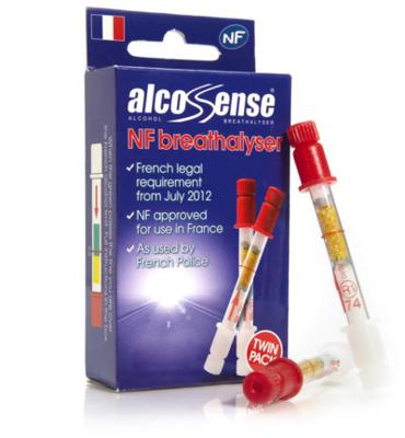 Alcosense Alcoholtester wegwerp NF gekeurd 2 Stuks