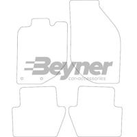 Velours Automatten passend voor Volvo C70 1998-2005 4-delig HL1928144 - thumbnail