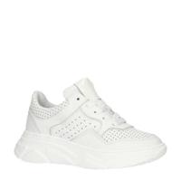 Hip H1760 leren chunky sneakers wit - thumbnail