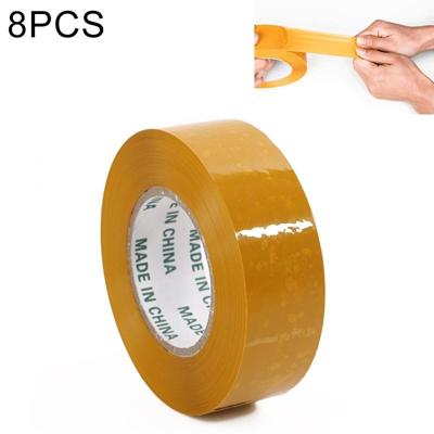 8 stuks 45mm breedte 25mm dikte pakket afdichting verpakking tape Roll sticker (geel)