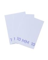 HEMA Schriften A4 geruit 10mm blauw - 3 stuks - thumbnail
