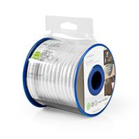 Nedis CSBR4010WT100 Coaxkabel Rg6t 10,0 M Minirol Wit - thumbnail