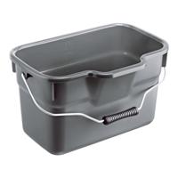 Rotho Emmer rechthoekig 12L antraciet - thumbnail