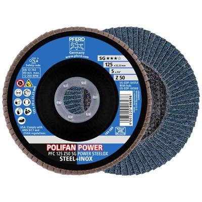 PFERD TOOLS 67785126 Lamellenschuurschijf Diameter 125 mm Boordiameter 22.23 mm RVS, Staal 10 stuk(s) PFERD TOOLS 67785126 Lamellenschuurschijf Diameter 125 mm Boordiameter 22.23 mm RVS, Staal 10 stuk(s)