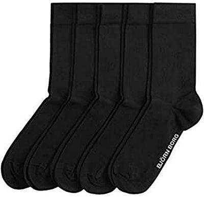 5-paar - heren sokken - Black - Katoenen mannen kousen - Voordeelverpakking