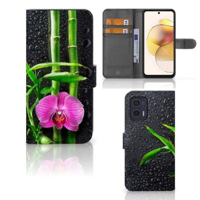 Motorola Moto G73 Hoesje Orchidee Motorola Moto G73 Hoesje Orchidee