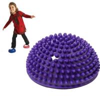 Halfrond evenwicht Stepping Stones Durian stekelige massage bal zintuiglijke integratie indoor buiten spelen speelgoed voor kinderen kinderen (paars) - thumbnail