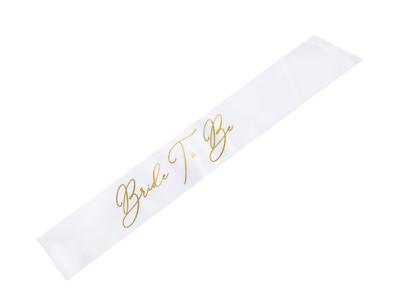 Bride To Be Sjerp Wit/Goud