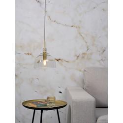 its about RoMi Hanglamp 'Brussels' Rond, Glas, kleur Goud its about RoMi Hanglamp 'Brussels' Rond, Glas, kleur Goud