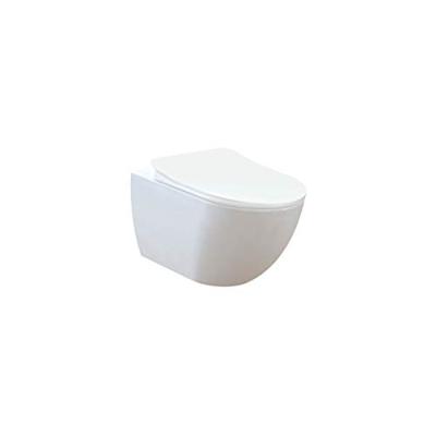 Wandcloset Creavit Freedom | Rimless | Met bidet | Excl.Toiletzitting | Keramiek | Wit mat