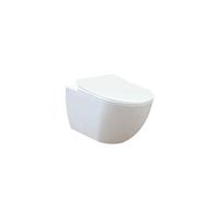 Wandcloset Creavit Freedom Randloos Met Bidet Mat Wit Creavit - thumbnail