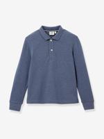 Jongenspolo van biologisch katoen CYRILLUS nachtblauw - thumbnail