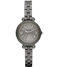 Horlogeband Fossil ES3137 Roestvrij staal (RVS) Antracietgrijs 8mm