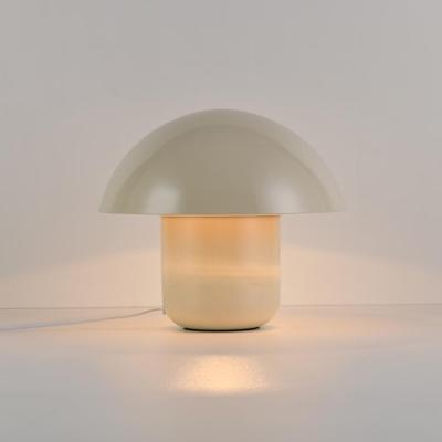 Tafellamp Javera bianco - E14-fitting - Wit - Mushroomlamp - Paddenstoel - IP20 voor binnen - Metaal