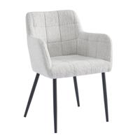 Livingfurn Eetkamerstoel 'Bronco' kleur Greige - thumbnail