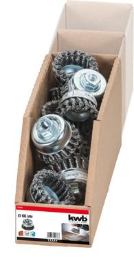 kwb AGGRESSO-FLEX ® potborstels, gegolfd, gegolfd HSS-staaldraad voor gebruik met haakse slijpers 719236 1 stuk(s)
