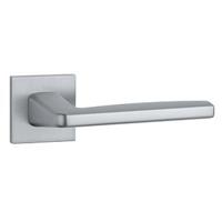 Aprile Massieve Deurkruk Erba Mat Chroom Op Vierkant Rozet - thumbnail