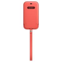 Apple iPhone 12 Mini Leren Sleeve MagSafe Pink Citrus - thumbnail