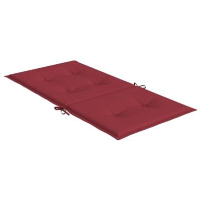 VidaXL Tuinstoelkussens 6 st 100x50x3 cm oxford stof wijnrood