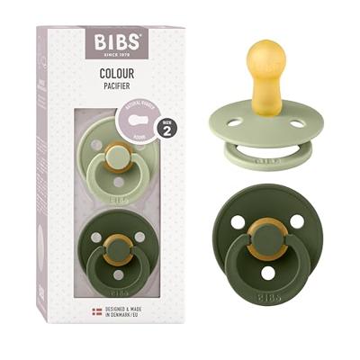 Bibs 2 Fopspeen Duo Sage Hunter Green