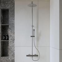 Opbouw Regendouche Set Boss & Wessing Rondo Thermostatisch Hoofddouche 20 cm Rond Chroom Boss & Wessing - thumbnail