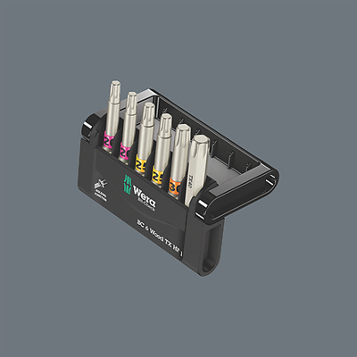 Wera Bit-Check 6 Wood TX HF 1 SB Bitset - 05073639001