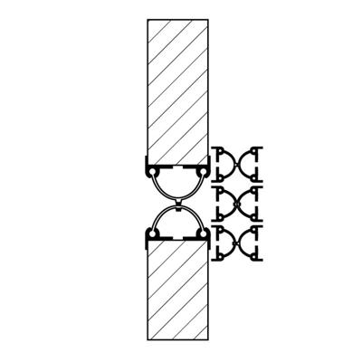 DEURNAALDPROF.PVC 60MM 2500MM