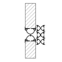 DEURNAALDPROF.PVC 60MM 2500MM - thumbnail
