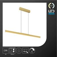 SLV ONE LINEAR 100 1006187 LED-hanglamp LED vast ingebouwd 24 W Messing - thumbnail
