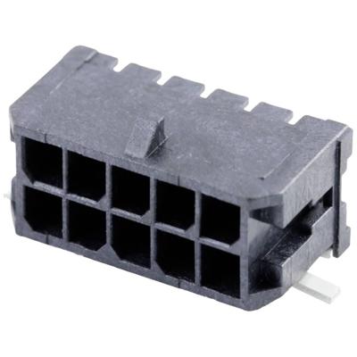 Molex 430451011 Male header, inbouw (standaard) Totaal aantal polen: 10 Rastermaat: 3.00 mm Inhoud: 1 stuk(s) Tape on Full reel Molex 430451011 Male header, inbouw (standaard) Totaal aantal polen: 10 Rastermaat: 3.00 mm Inhoud: 1 stuk(s) Tape on Full reel