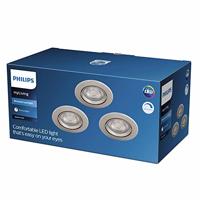 Philips Led inbouwspotsSparkle set van 3 - 75589800 - thumbnail