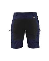 Blåkläder Dames Service Short met stretch 71491845 | Marineblauw/Zwart | Maat 42 - 7330509538685 - thumbnail